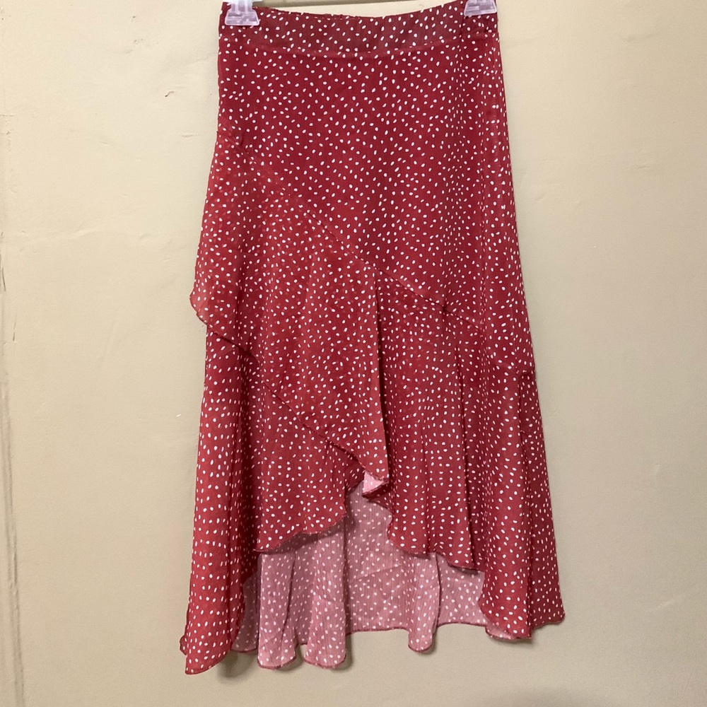 NWOT Polka Dot Long Skirt